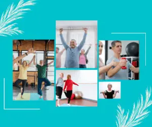 Seniors exercise
